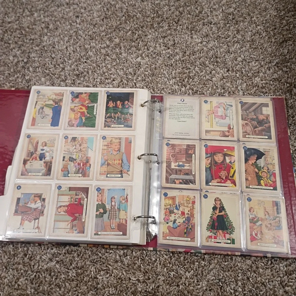 The American Girls Doll Trading Card Album Over 300 Cards 1994 Pleasant Company